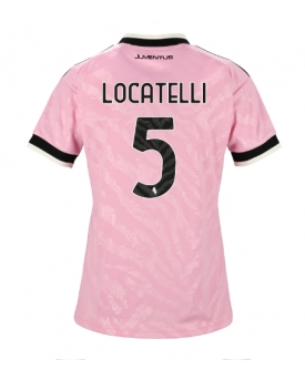 Juventus Manuel Locatelli #5 Maglia Gara Trasferta Repliche 2026-27 Donna Maniche Corte Juventus Manuel Locatelli #5 Maglia Gara Trasferta Repliche 2026-27 Donna Maniche Corte